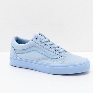Old Skool Skyway Blue Vans-size 7 men’s, 8.5 women